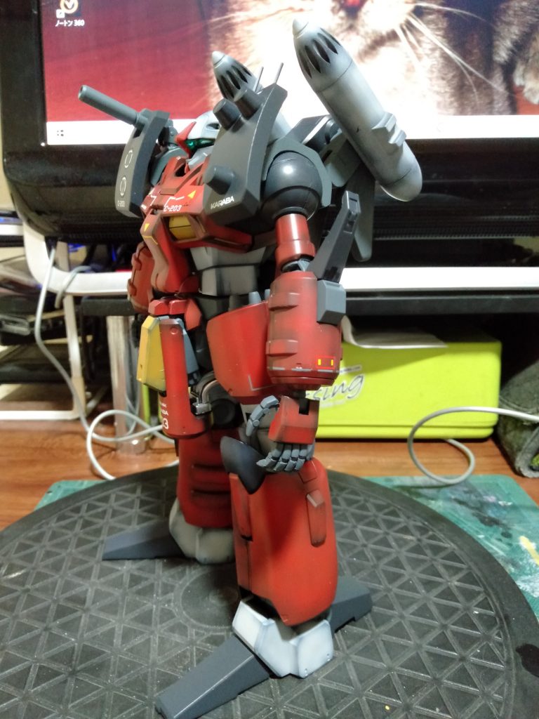 RE/100ガンキャノン・ディテクター(Z-MSV版)　リアルタイプカラー　スプレーミサイル装備型–2枚目/制作者：猫親父