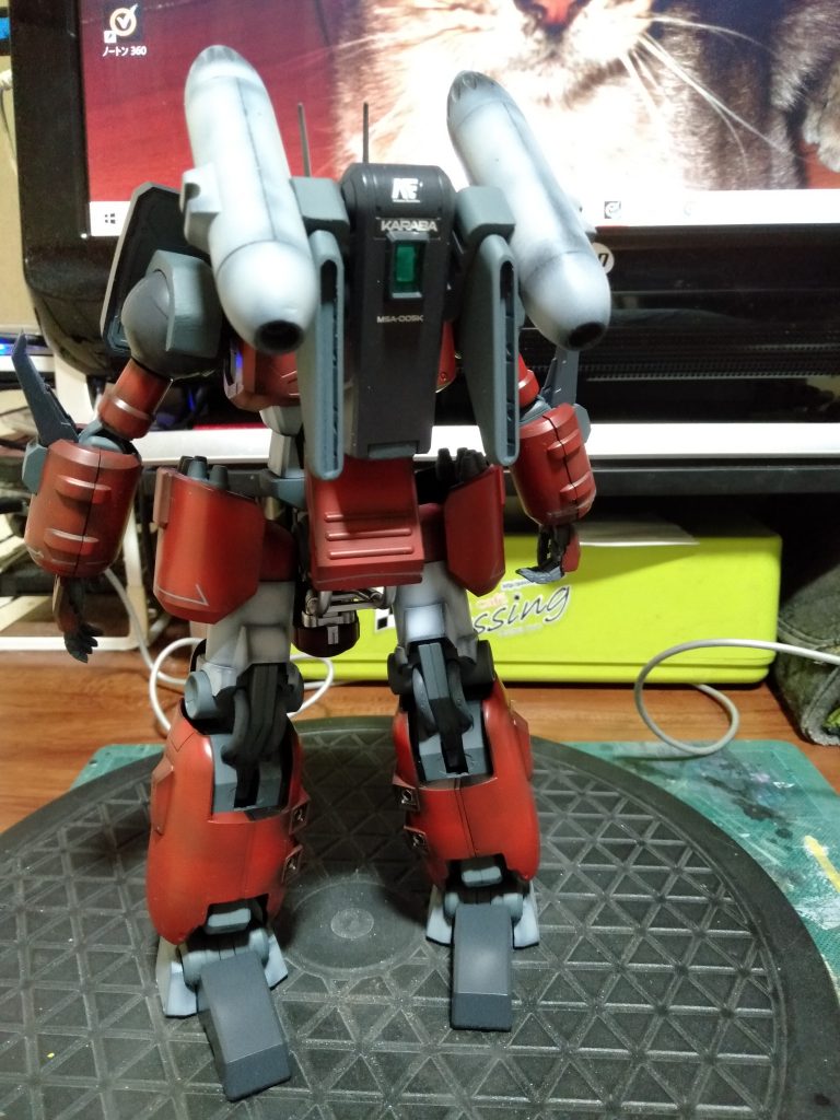 RE/100ガンキャノン・ディテクター(Z-MSV版)　リアルタイプカラー　スプレーミサイル装備型–3枚目/制作者：猫親父