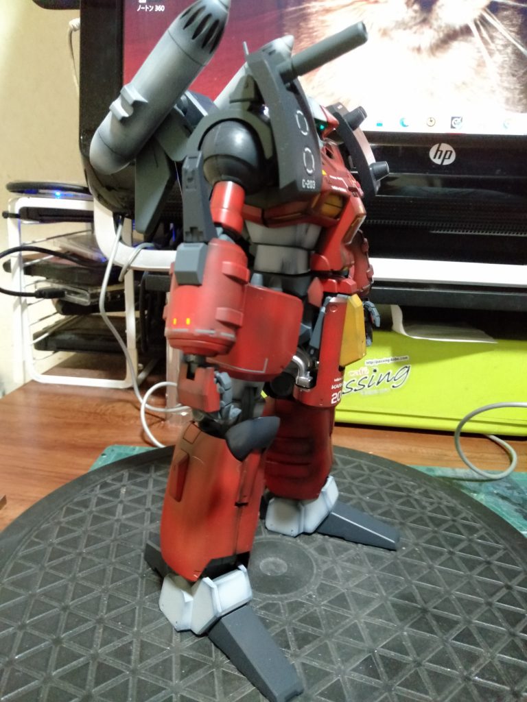 RE/100ガンキャノン・ディテクター(Z-MSV版)　リアルタイプカラー　スプレーミサイル装備型–4枚目/制作者：猫親父