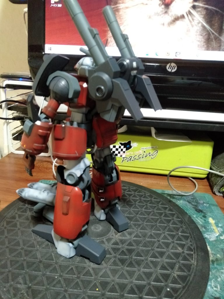 RE/100ガンキャノン・ディテクター(Z-MSV版)　リアルタイプカラー　スプレーミサイル装備型–7枚目/制作者：猫親父