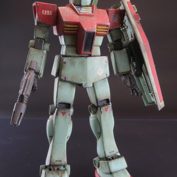 HGUC ジム　初ウェザリング
