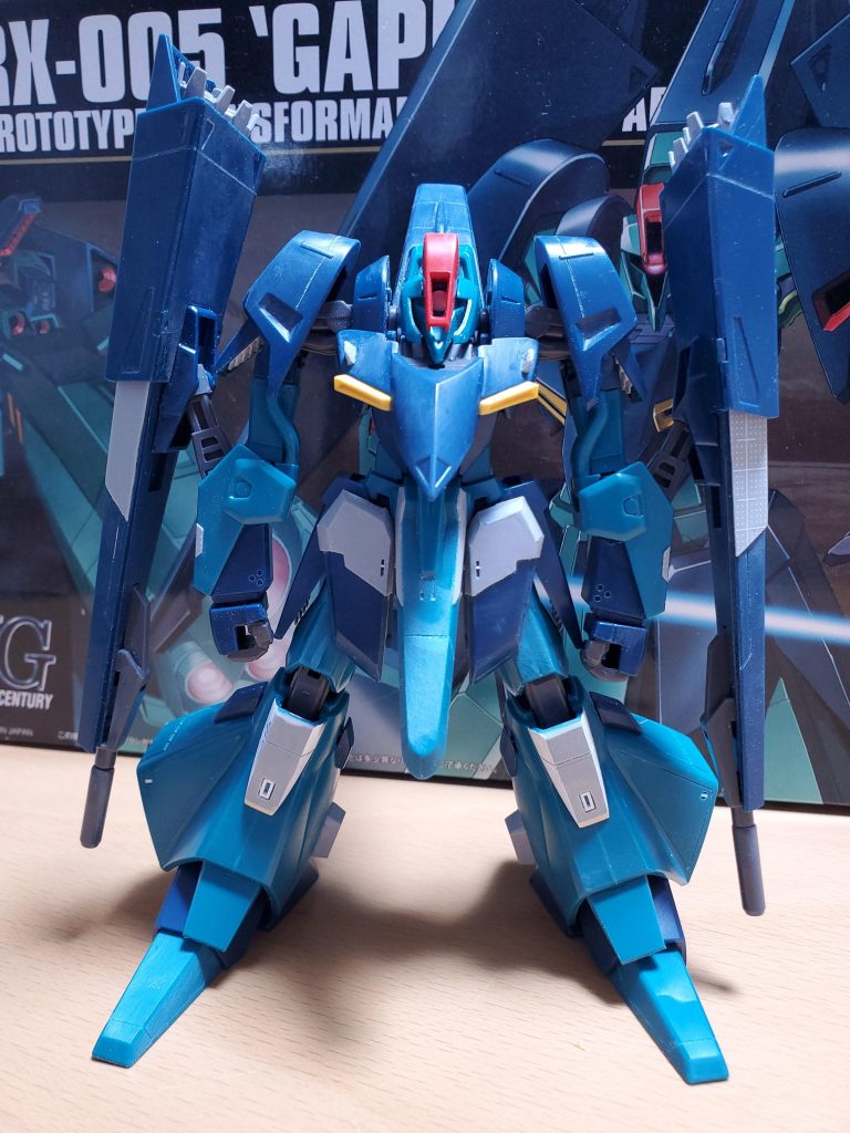 ディティールアップ後のギャプラン何気に膝のディティールが一番頑張ったかもしれませんw