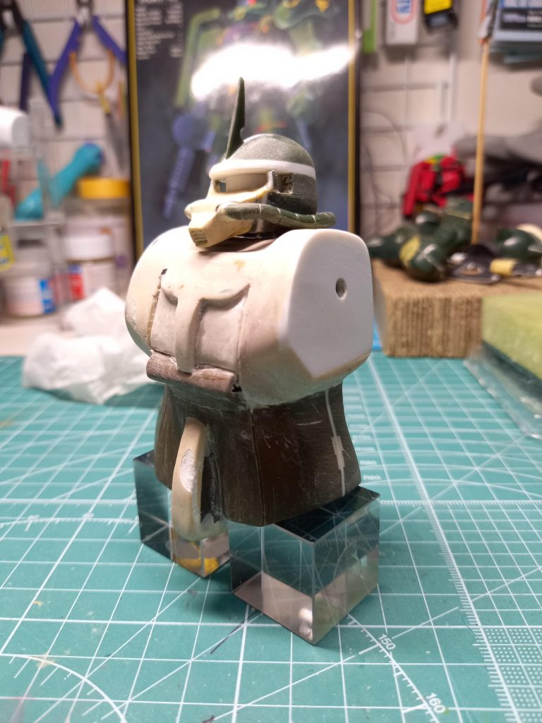 旧キット 1/100 リアルタイプザク–4枚目/制作者：大五郎