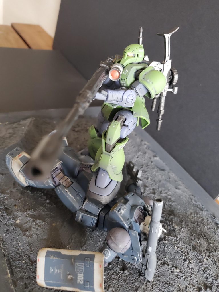 前回使用した月面とガンキャノンを再利用