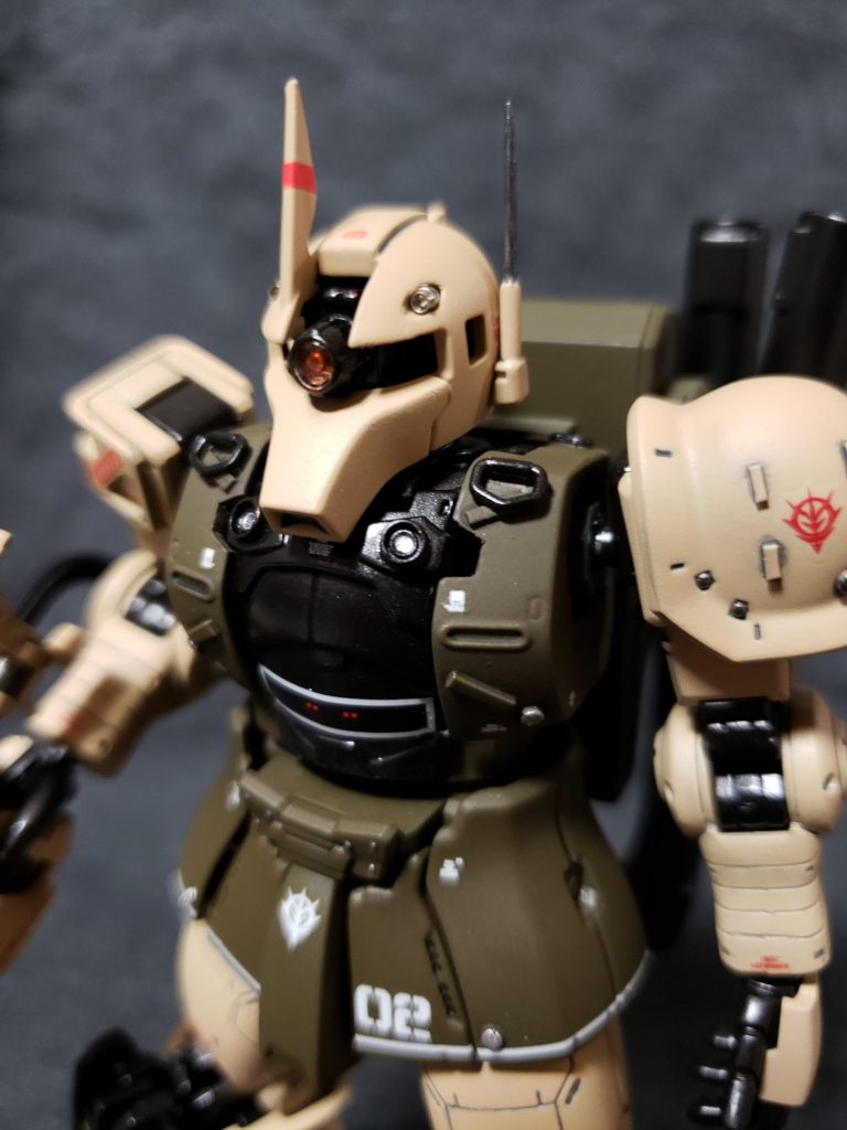 メタルパーツやビルダーズパーツでディティールアップしています