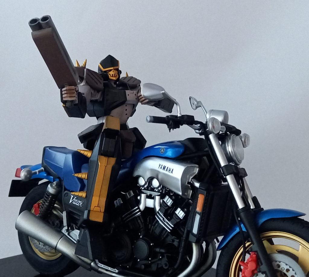 最後にバイクに乗せて。 