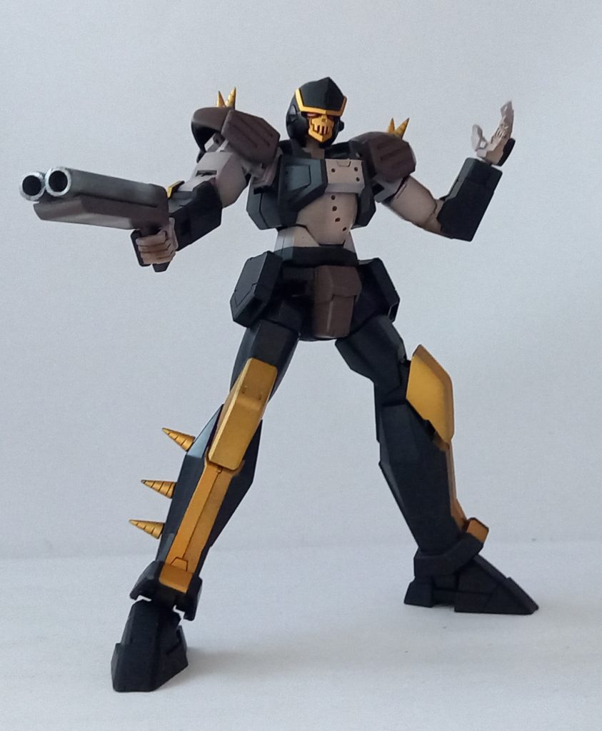 ダブルバレルショットガンはプラパイプとプラ板からの自作