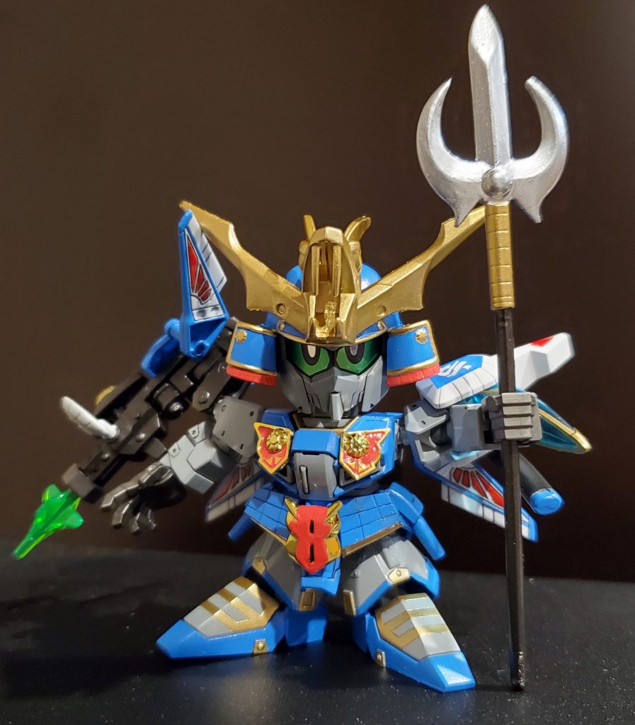 角飾りと槍のみ、SDですが、これがカッコ良くなった大きなポイントだと思ってます!