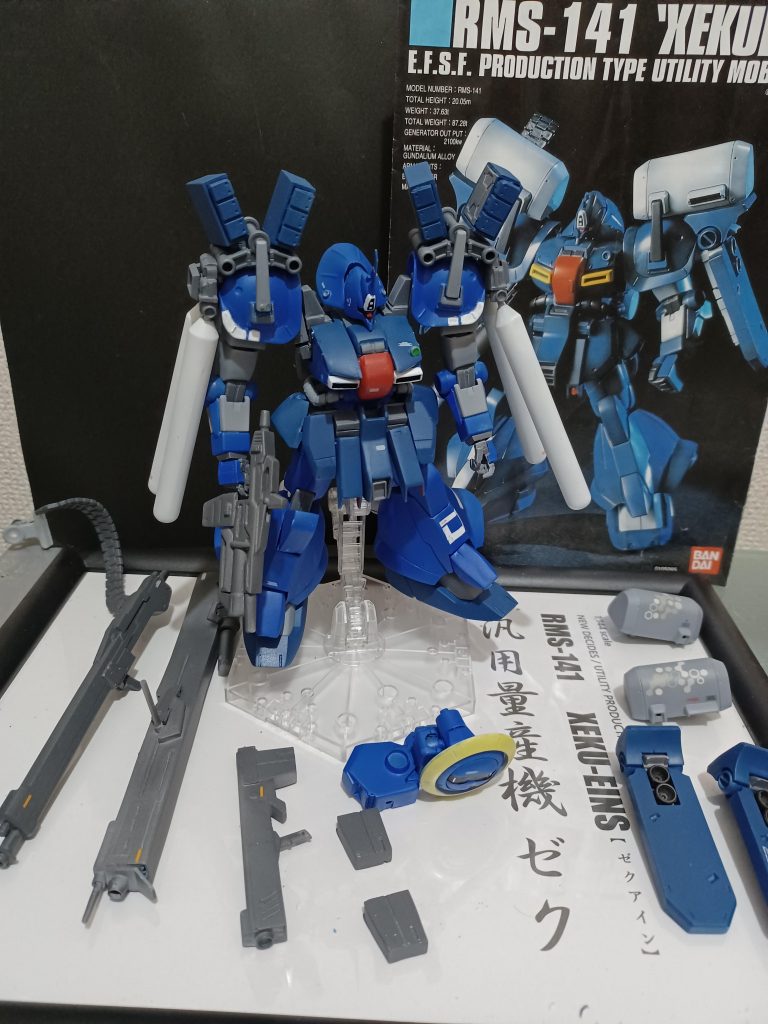 汎用量産機らしく装備品を換装することにより各種兵装を再現しています。これは第1種兵装