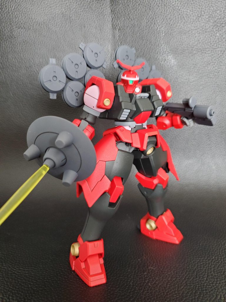 メリクリウスは赤黒メイン(ビルゴを意識)。ヴァイエイトと配色パターンは変えてます。