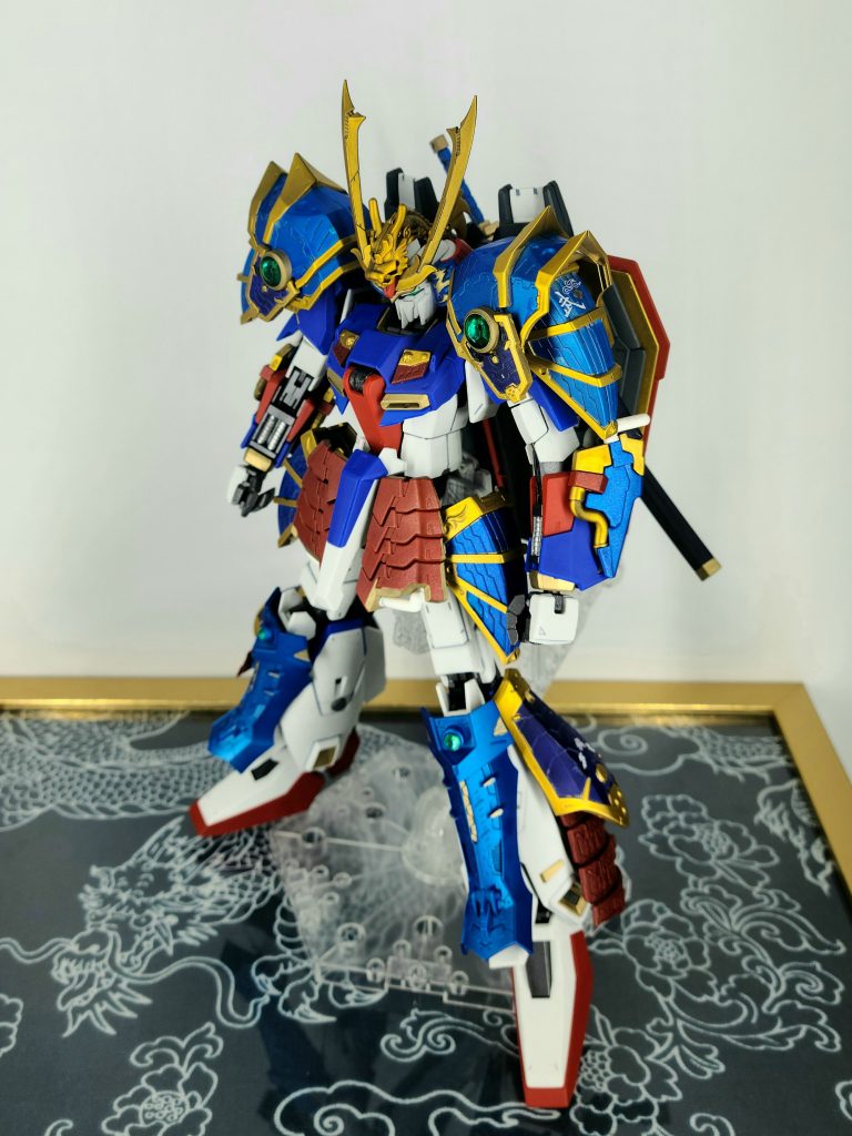 武者精太と言えば、頭の龍の装飾です。剣豪精太のものが奇跡的にジャストフィット🙌