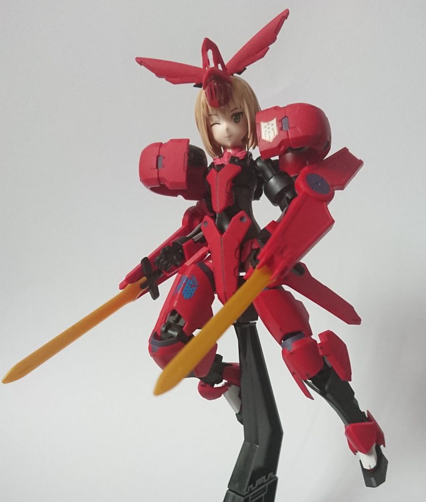 マントを持ってかれたのでグリムゲルデ装備に変更。今更ですがグリムゲルデにギャラルホルンとセブンスターズのデカールは…と思いましたがカッコいいので良し。