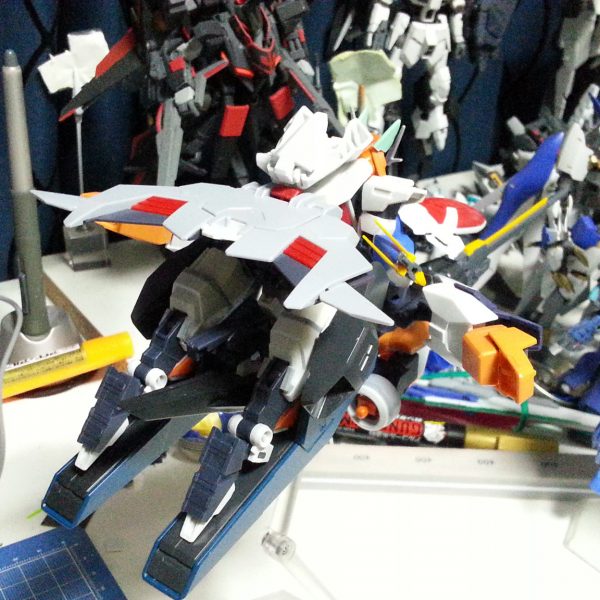 コアガンダムⅡのアーマー懸架用の支援機をメガライダーみたいな乗り物兼用にしてみました！（2枚目）