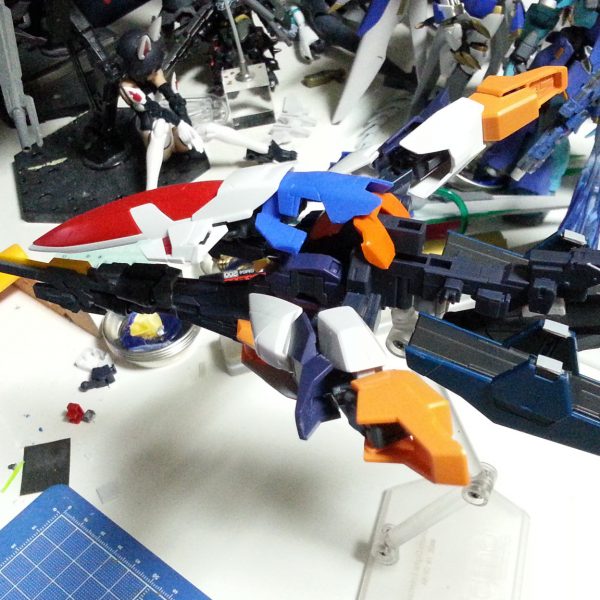 コアガンダムⅡのアーマー懸架用の支援機をメガライダーみたいな乗り物兼用にしてみました！（3枚目）