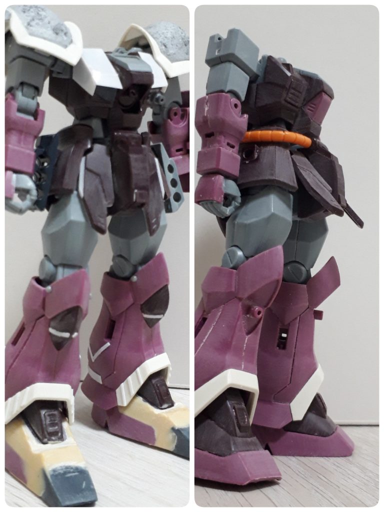 足の先？　も何か短かったので若干長くしてみました。