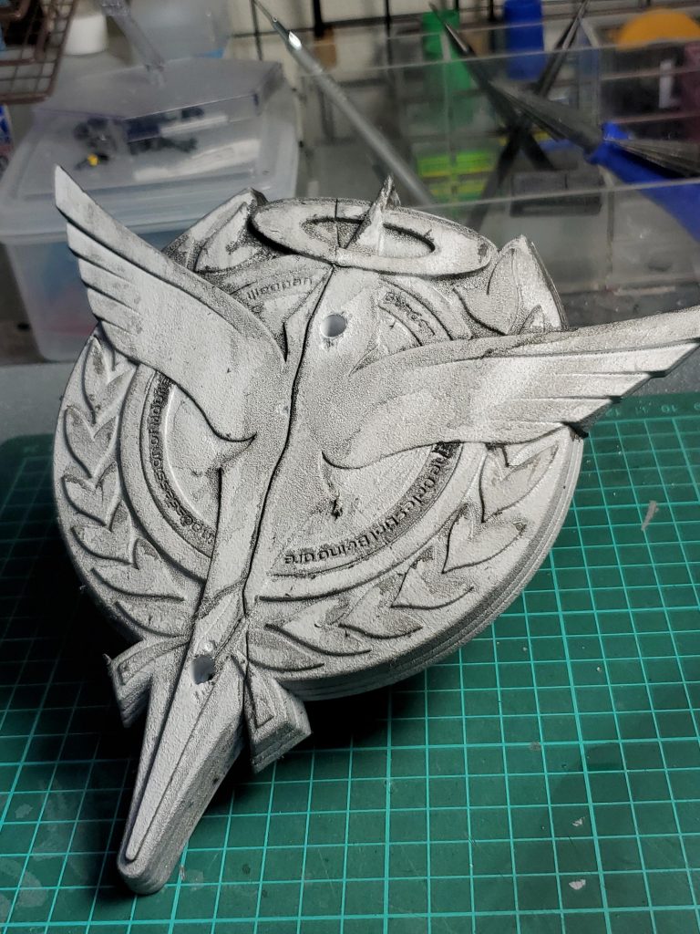 専用土台。石のレリーフを意識しています(*´▽｀)