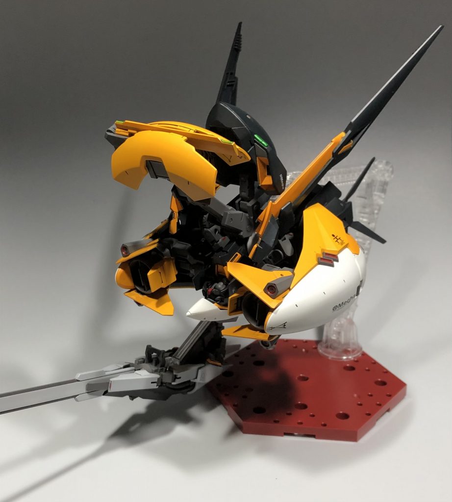 ブースターポットとアンテナヘッドパーツ、スタビライザーを起こします。