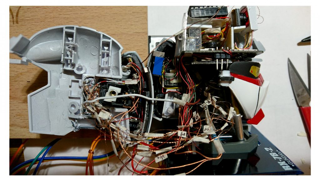 ガンダムヘッド-LED電気装飾、電気改造–7枚目/制作者：kwluk717