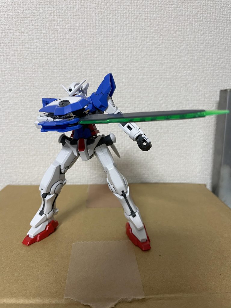 GNソード改かっこいいです！ただ、ポーズ付けるのって難しいですね…
