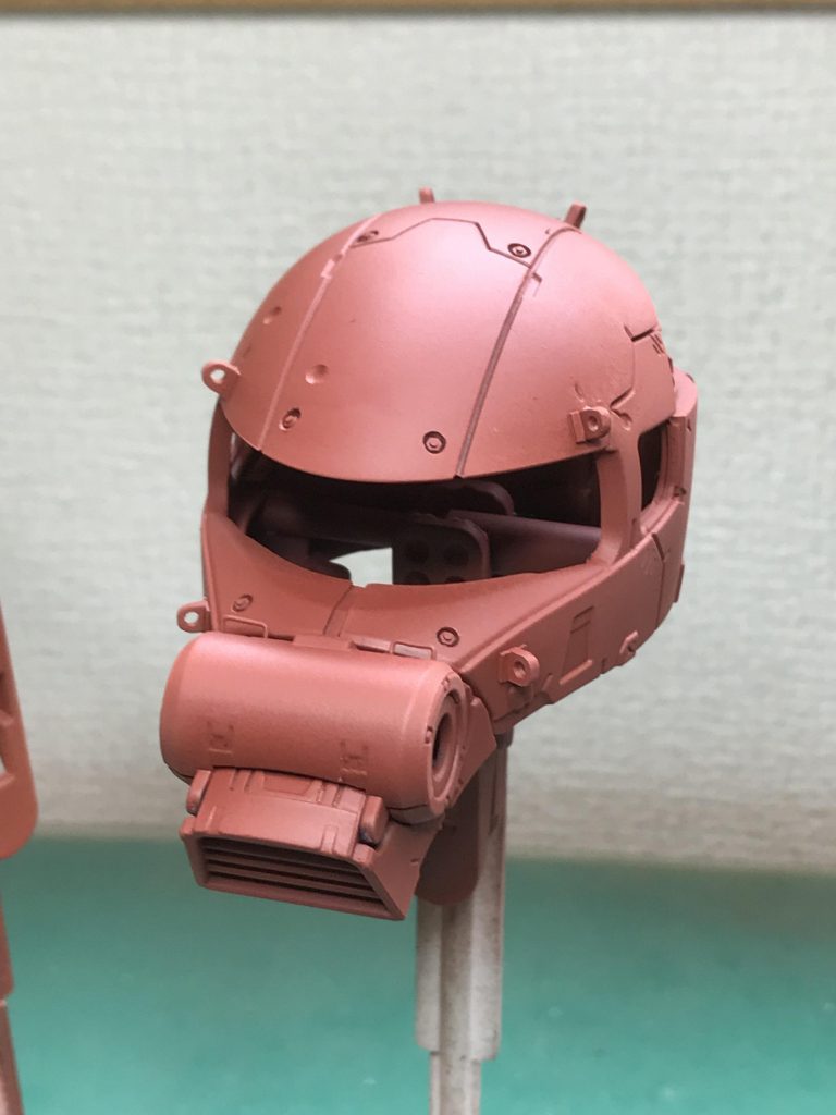 オキサイドレッドのサフ。