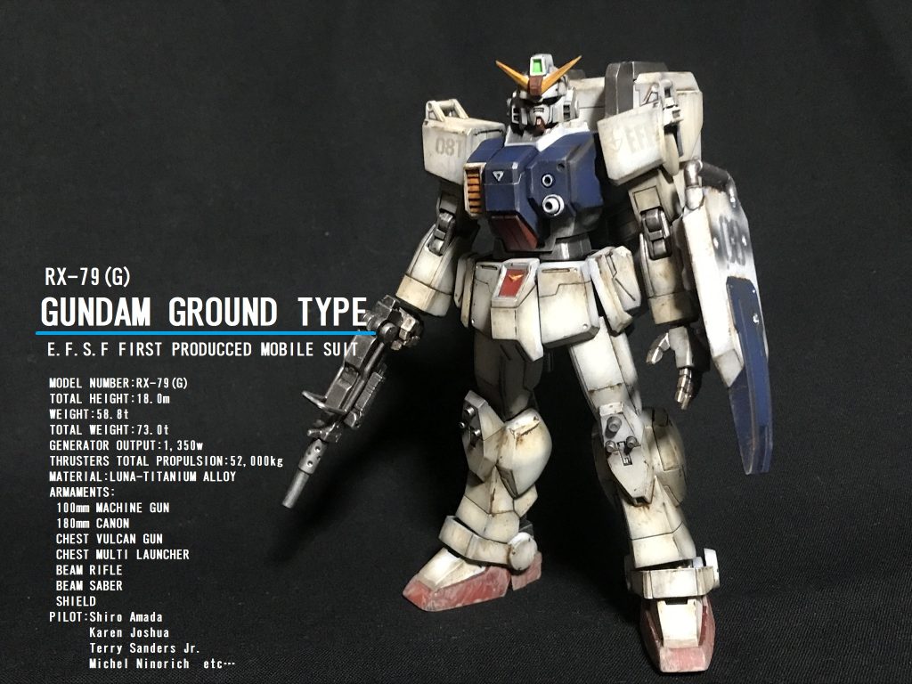 HGUC陸戦型ガンダム　RX-79(G)–2枚目/制作者：がくちん☆