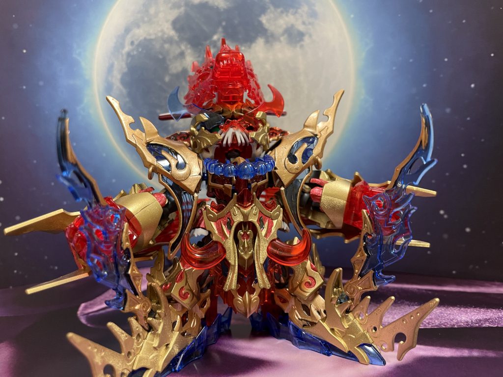 雰囲気で月をバックに！