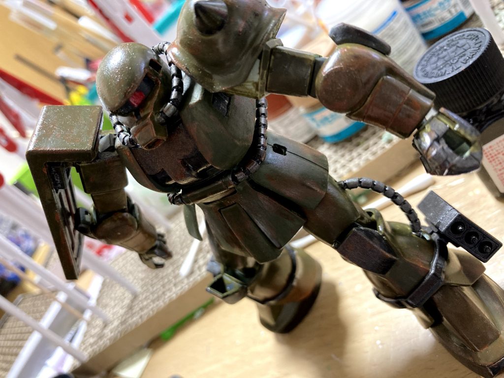 土汚れやサビ汚れをする前の塗装が完了状態!!!!!