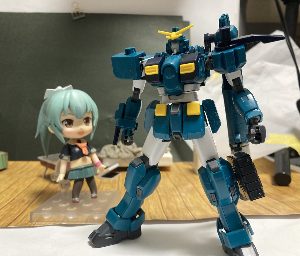 ミキシング内訳。肩部はイエサブのロールスイングジョイントに置き換えてBJ化してます。