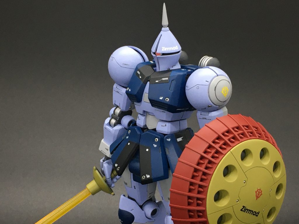 HGUC ギャン 2体目制作　（スジボリ・マスキング塗装他、ディティールアップ　）　HG–3枚目/制作者：タンガンク