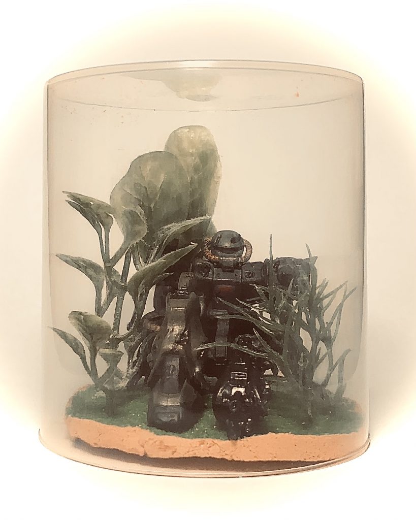 追記、ちなみに、土台作製に利用した綿棒容器に収納可能です(笑) 旅のお供に😉🍑🐒🦜🐕