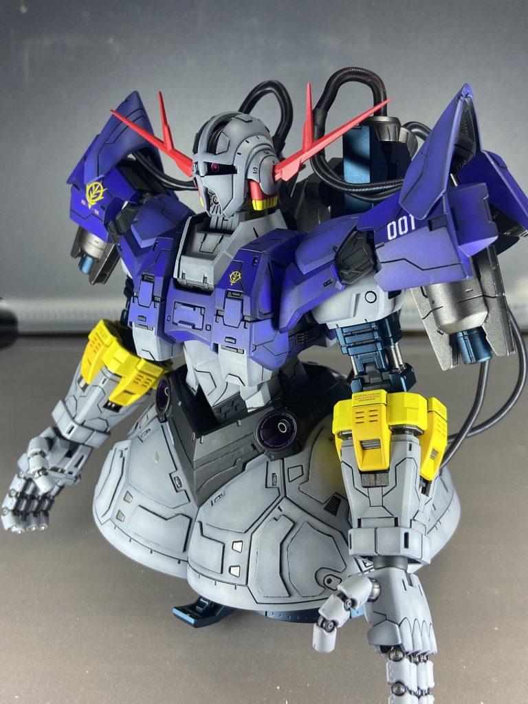 肩アーマーはとさしん。さんのイラストを参考にブースターを追加したオリジナルアーマーを製作しました！