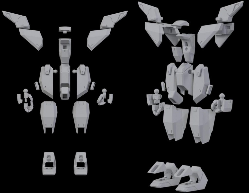 自作した3Dデータです