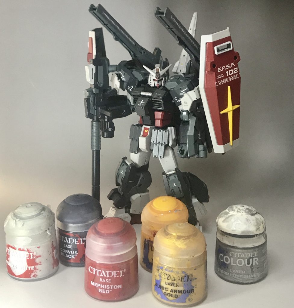 塗装は全てシタデルカラーによる筆塗りで行いました