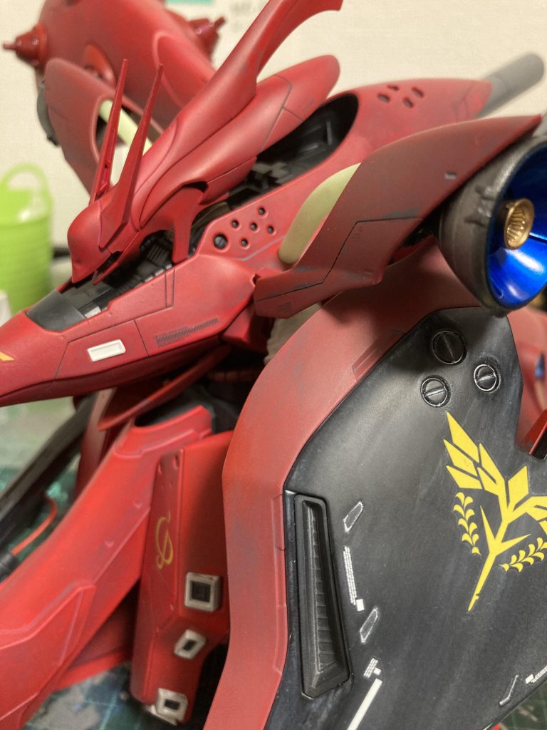 ウェザリングカラーのみの状態