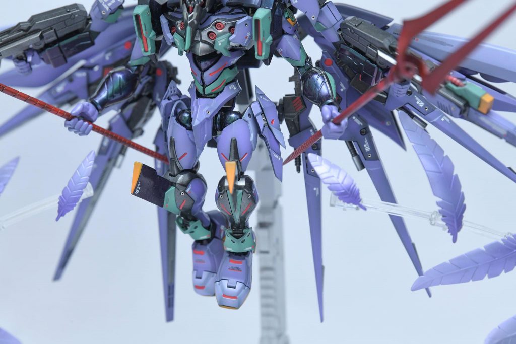 SDエヴァンゲリオンカスタムウィングガンダムゼロEWVer.Ka (MG) 限定版 塗装済完成–4枚目/制作者：TGundam