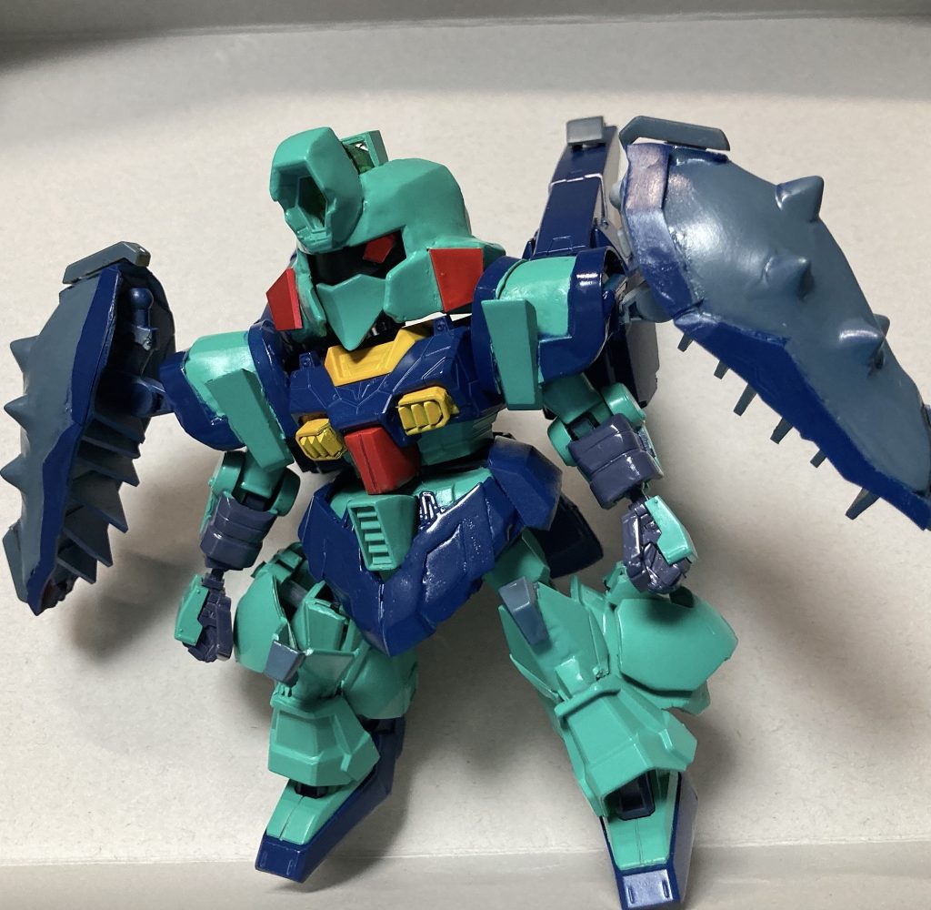 基本塗装が終わったところ。