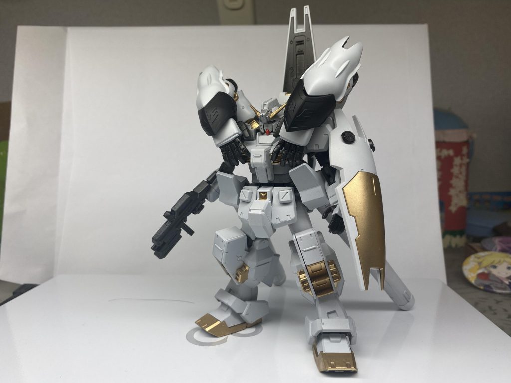 一回塗装して仮組みした状態。