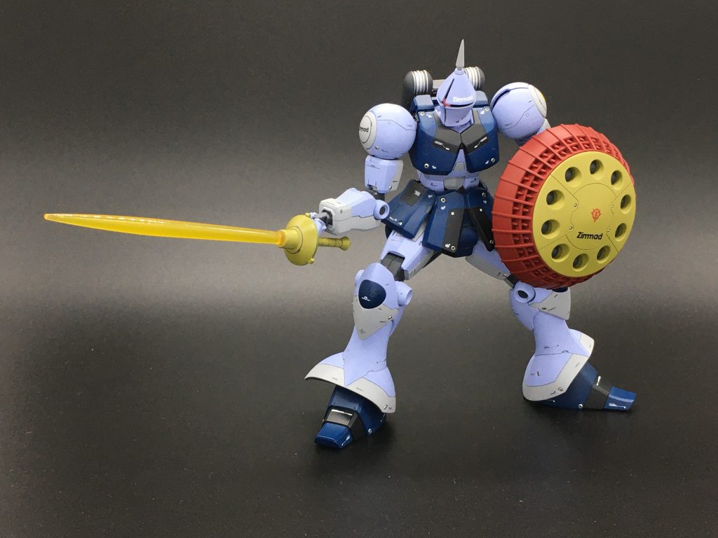 HGUC ギャン 2体目制作　（スジボリ・マスキング塗装他、ディティールアップ　）　HG–5枚目/制作者：タンガンク