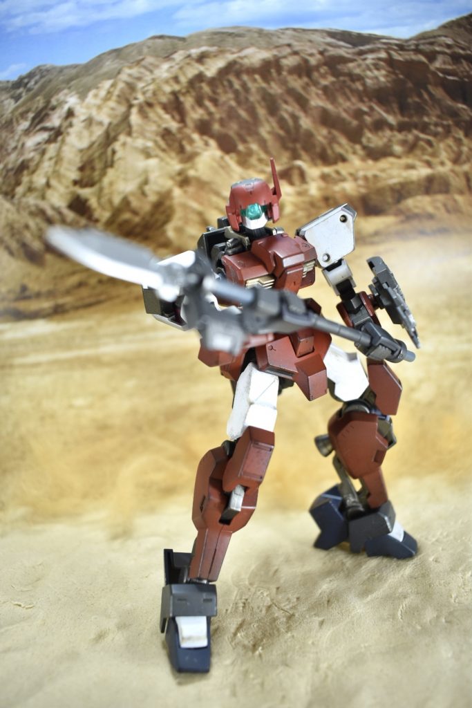 武装🗡ナイフとロッドを連結させた即席ランス！