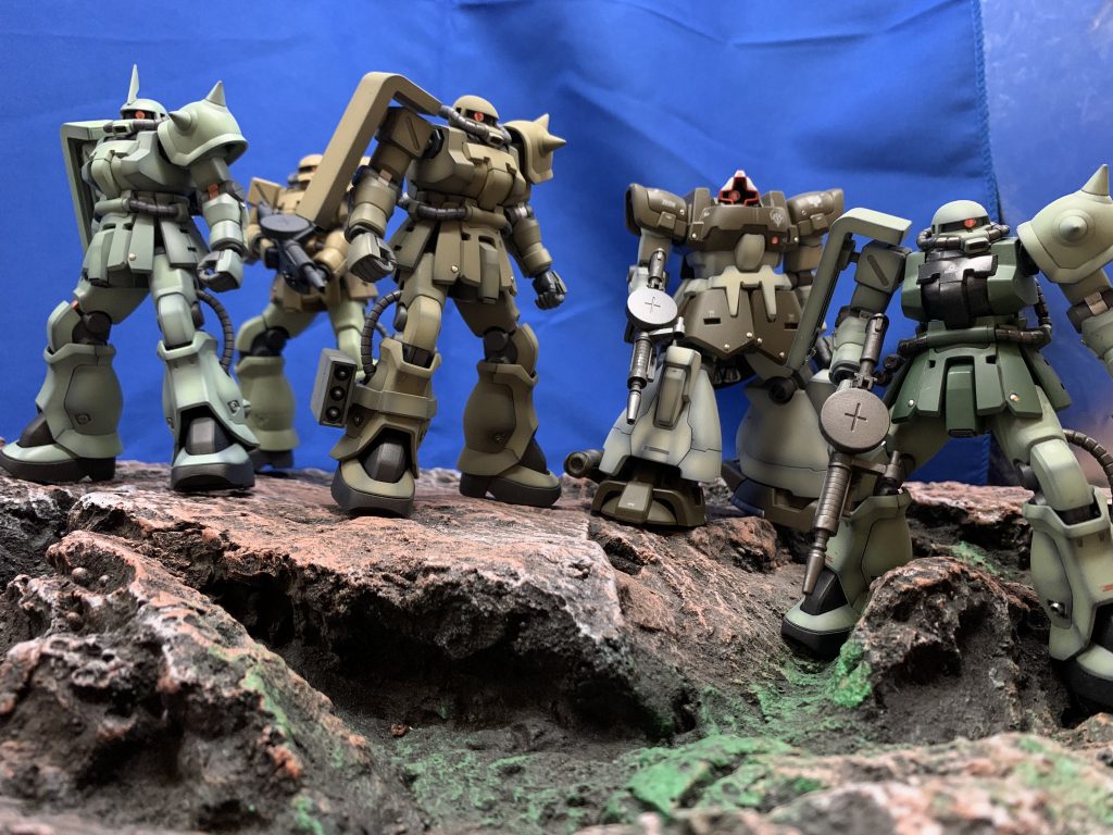 キンバライト所属機大集合の図