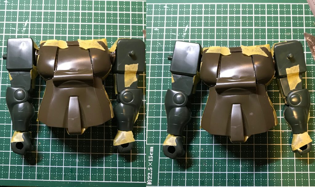 こうすることで自然な体型になります．