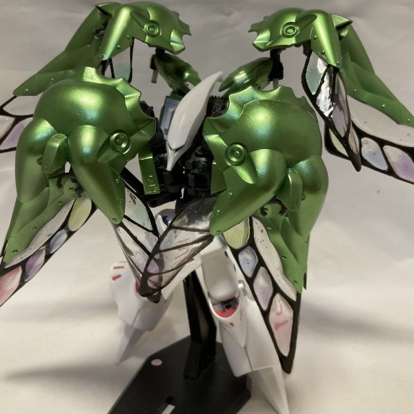 HGキュベレイとSDクシャトリヤのミキシング