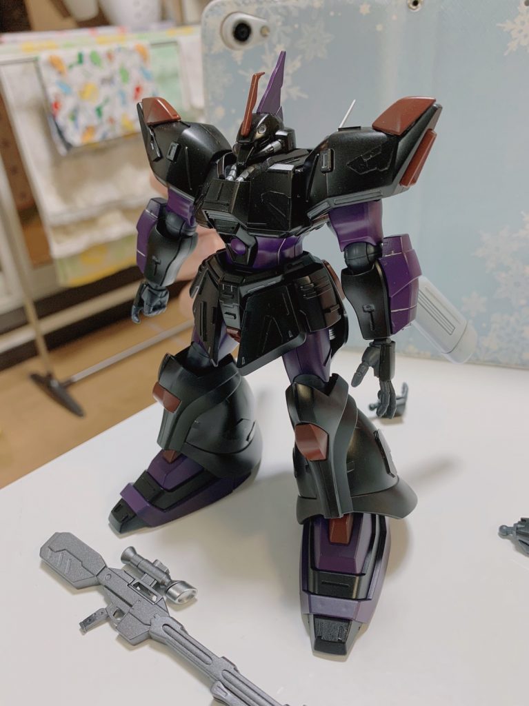 気が付いたらこうなってました。この後デカール貼ってつや消し吹いて終了