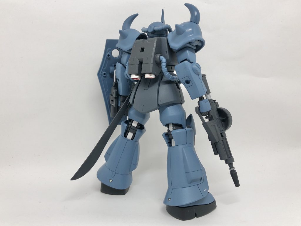 カラーリングと武装はコロ落ちに登場するヴィッシュ・ドナヒュー中尉の専用機を意識しました。基本色はミディアムブルーそのまんまです。ラインアートは技量不足によりオミットしています(爆)