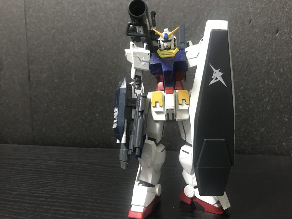 ウーアオーガンダムのアイデア元となった初ミキシング機体です!そんなこの機体をリペイントしました!アゲンスト主役機となってます!