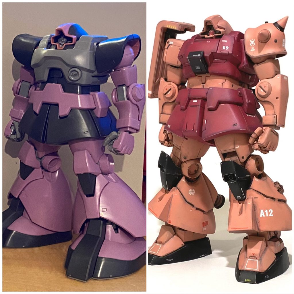 シャア専用ドム試作実験機–4枚目/制作者：@puramotanoshi