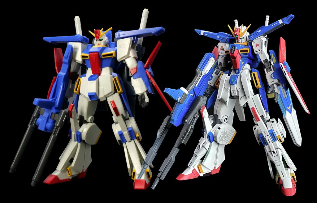 最後に素組みとの比較を。ご覧いただきありがとうございました。