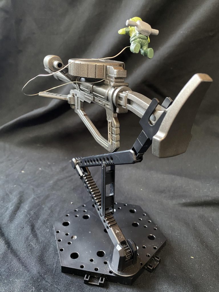 原作通り、宇宙漂流してしまい漂ってる感じを出してる、、、つもりです。