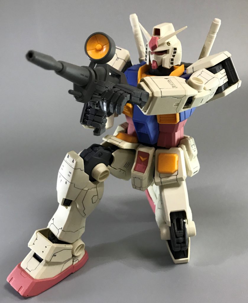 可動もスゴくて当時ガンプラの進化に感動しました。