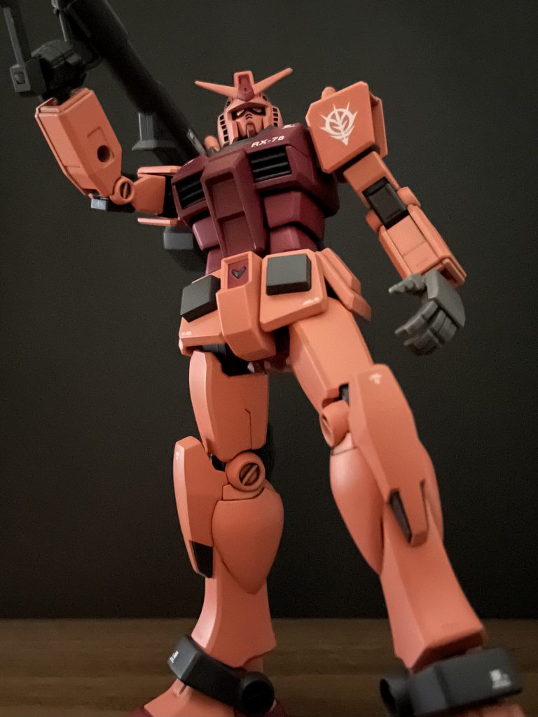 腰のV字マーク無くすの忘れていました。